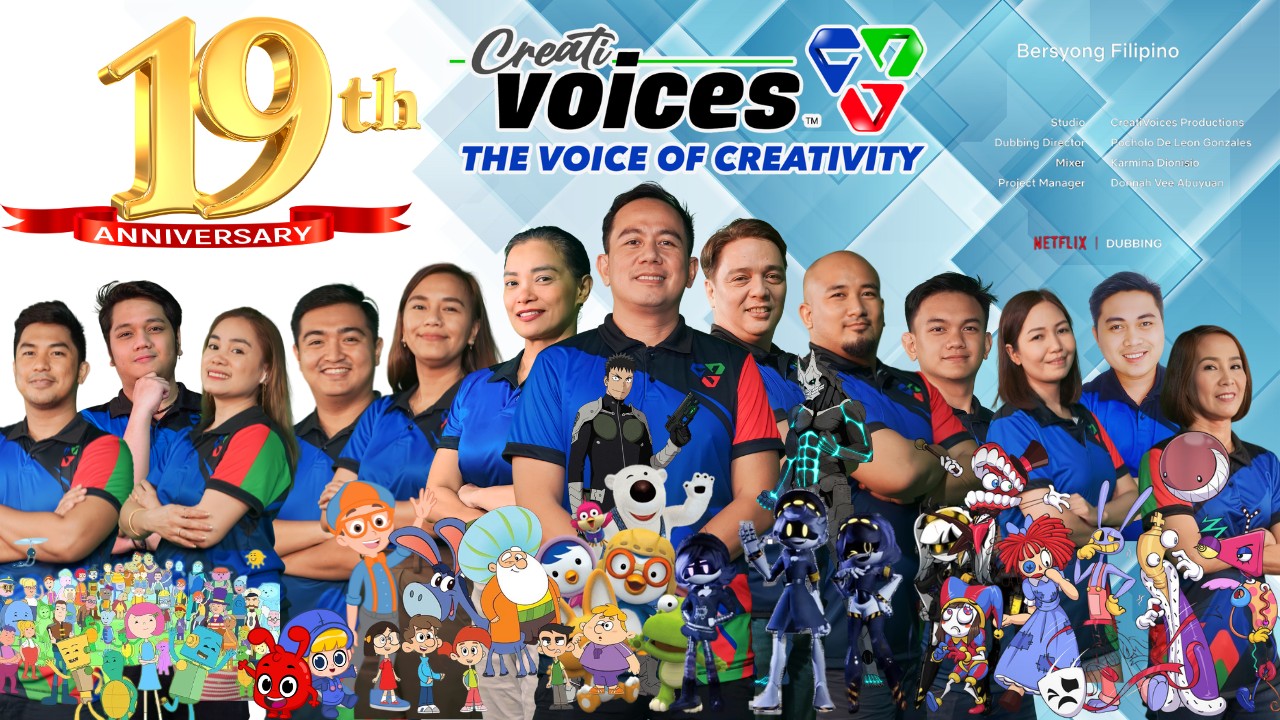 CreatiVoices 20th Anniversary - Celebrating 20 years of excellence in voice acting and dubbing, now featuring CreatiVoices AI 2.5 with advanced AI voice technology and Netflix dubbing projects