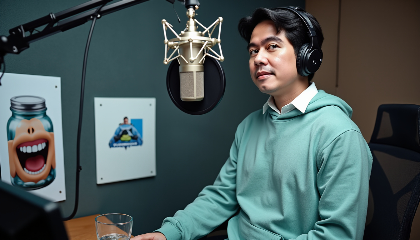 Voice Talent Studio Session